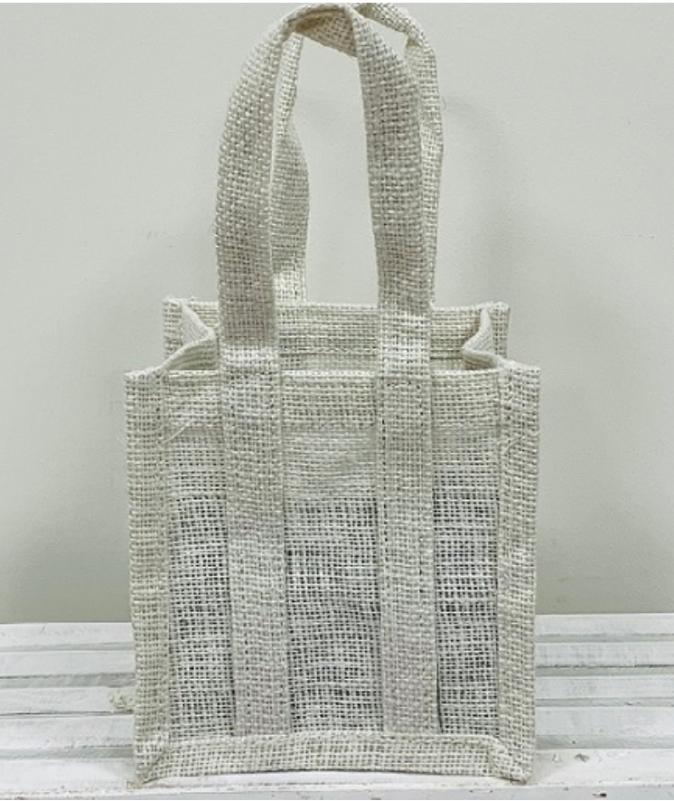 Hessian gift bag