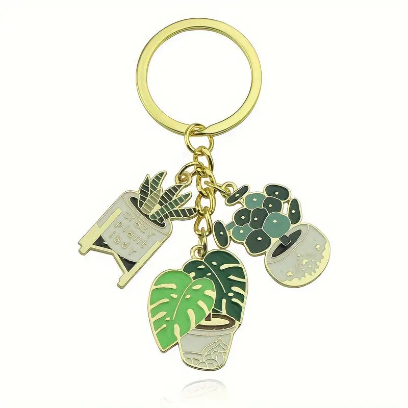 Indoor Plant Lover Pendant Keychain